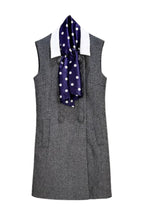 Euryda Herringbone Scarf Sleeveless Mini Dress Avalabel