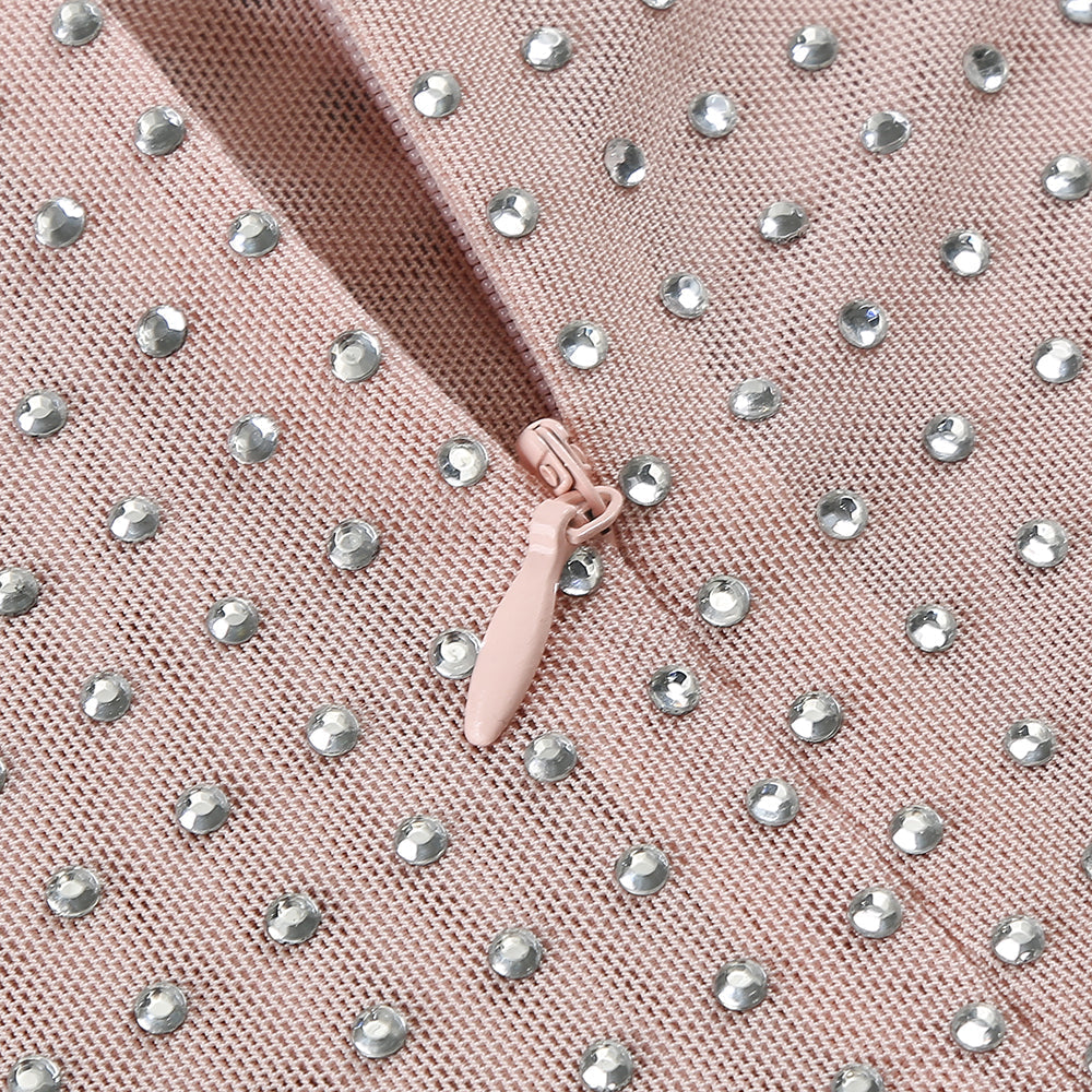 NEOMI MINI DRESS IN NUDE Avalabel