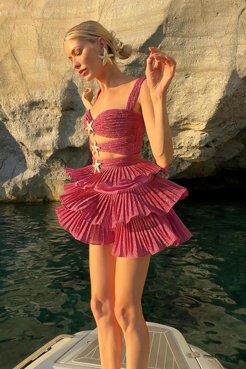 Starfish Cut Out Mini Dress Avalabel