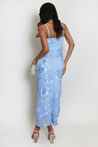 Floral Lace Lined Cami Midi Dress Soraya