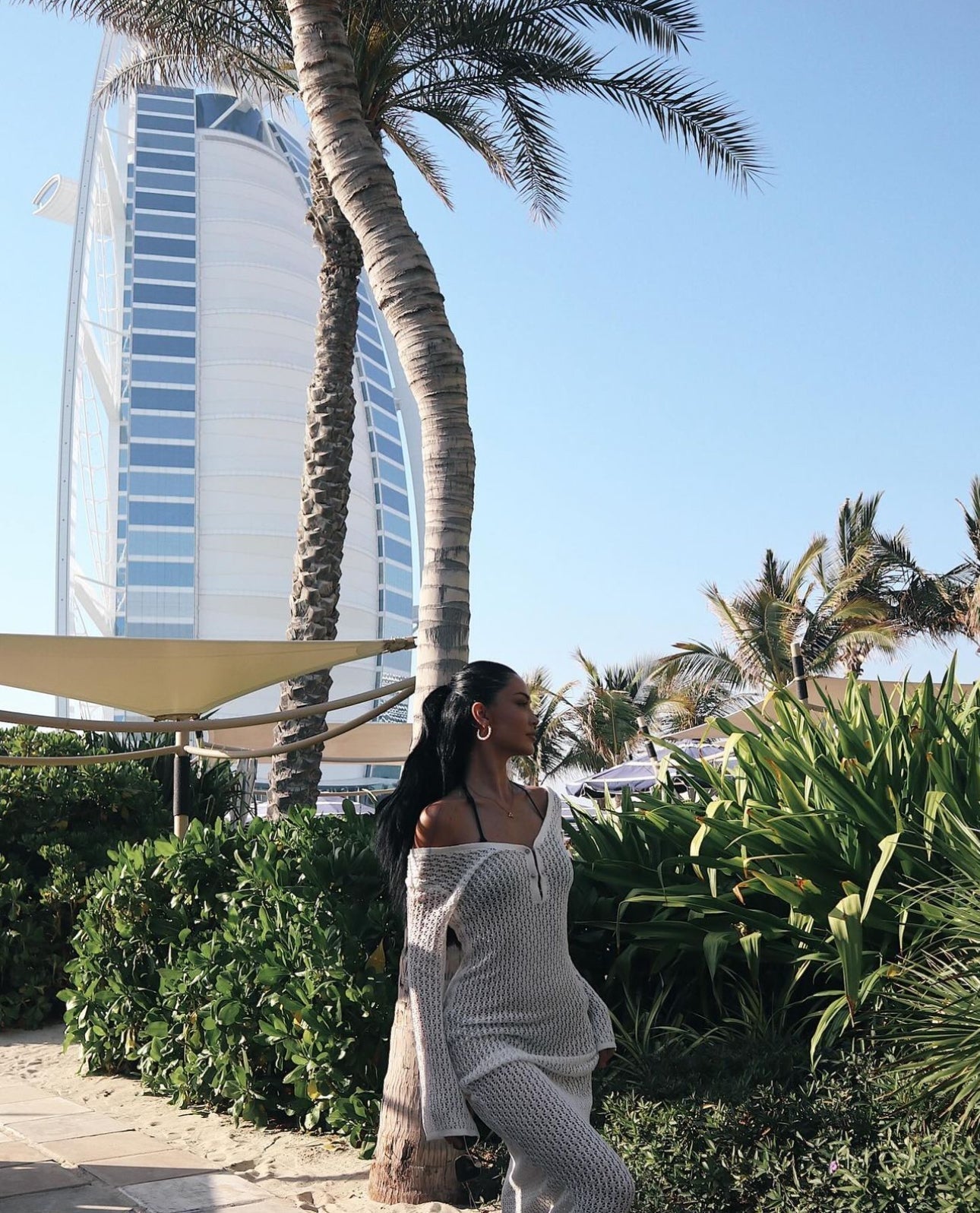 Eyelet Knit Maxi Dress Avalabel