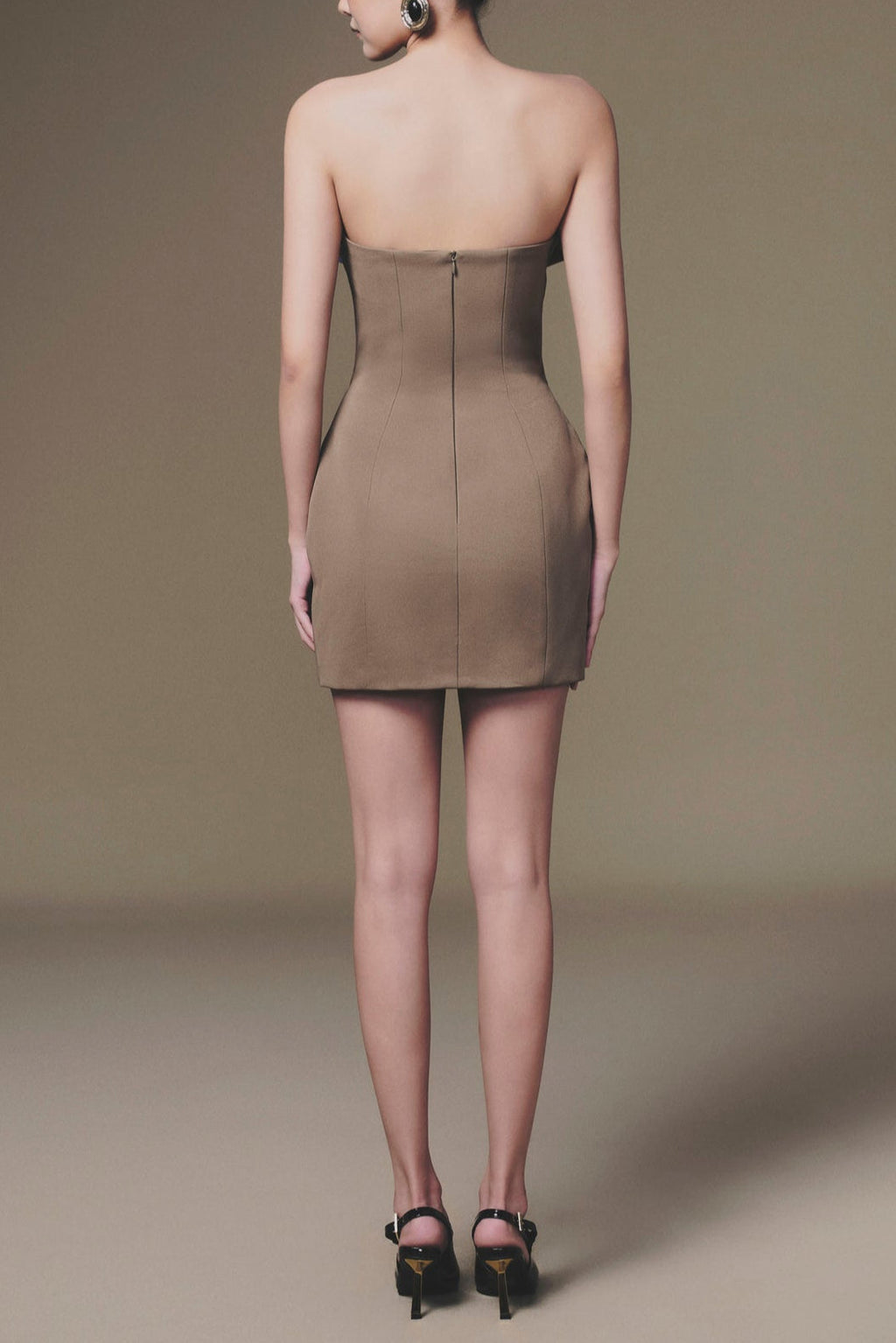 3D Flowers Bustier Mini Dress Avalabel