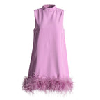 FEATHER MINI DRESS Avalabel