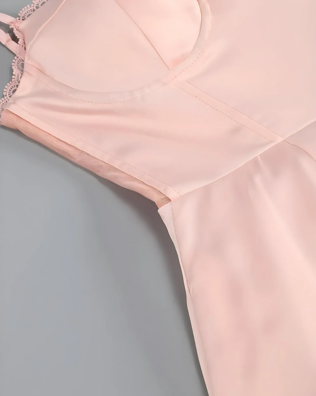 Satin Corset Tulle Layered A-Line Midi Dress - Baby Pink Avalabel