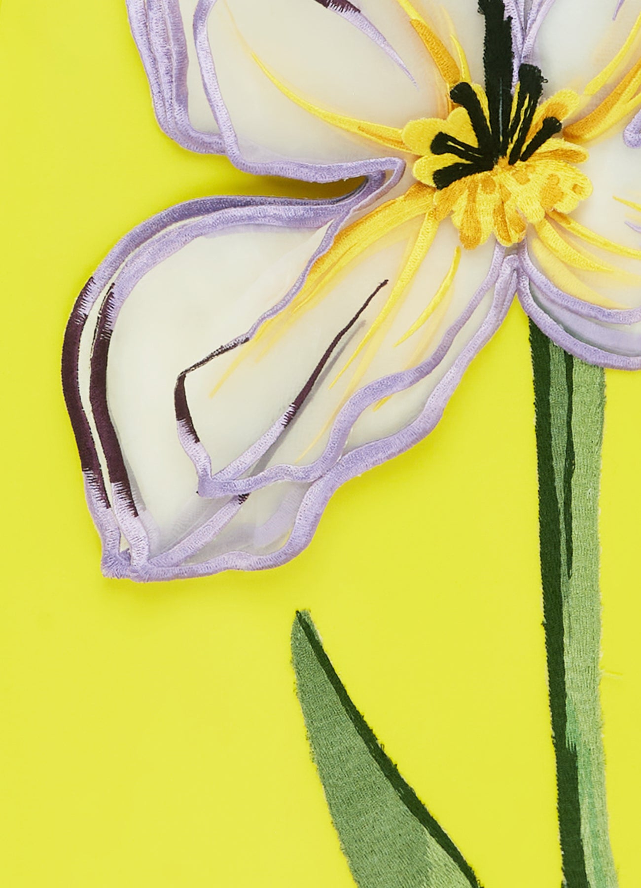 Suzanne Appliqué Floral Bustier Maxi Dress in Yellow Avalabel