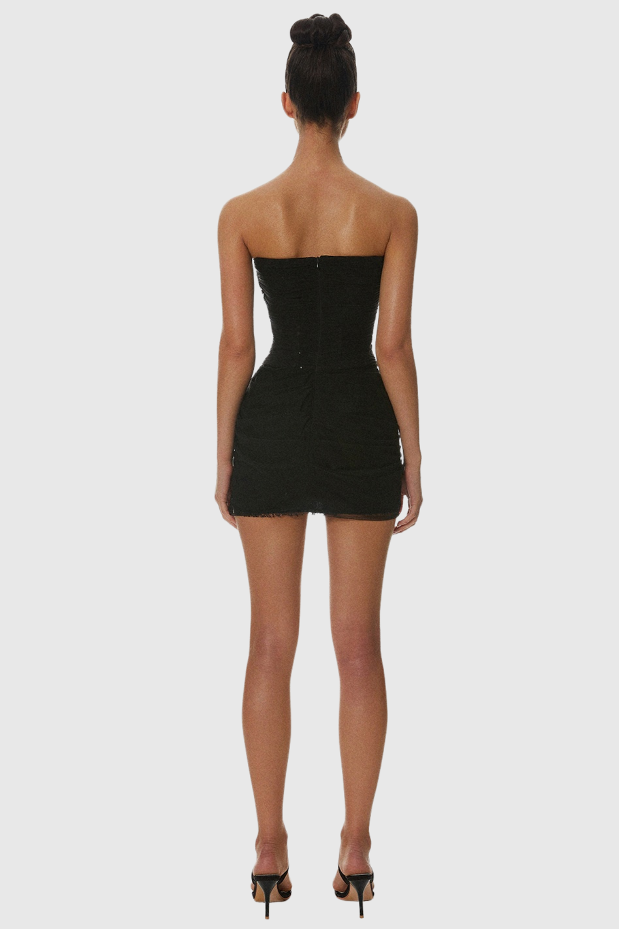 Liserre Sequin Strapless Corset Ruched Mini Dress Avalabel
