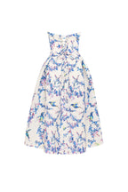 Strapless midi dress with bird and flower print, Garden of Eden Avalabel