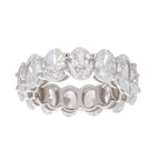 Drapé Oval Gemstone Sterling Silver Ring Avalabel