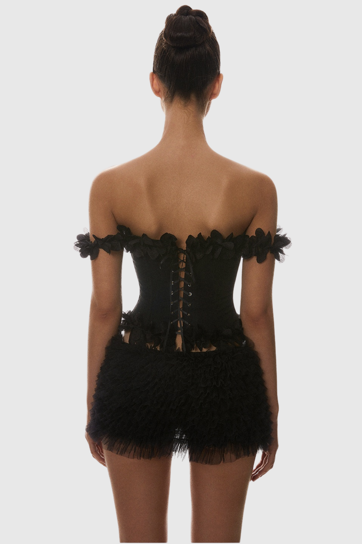 Mackie Off Shoulder Lace Up Corset Avalabel