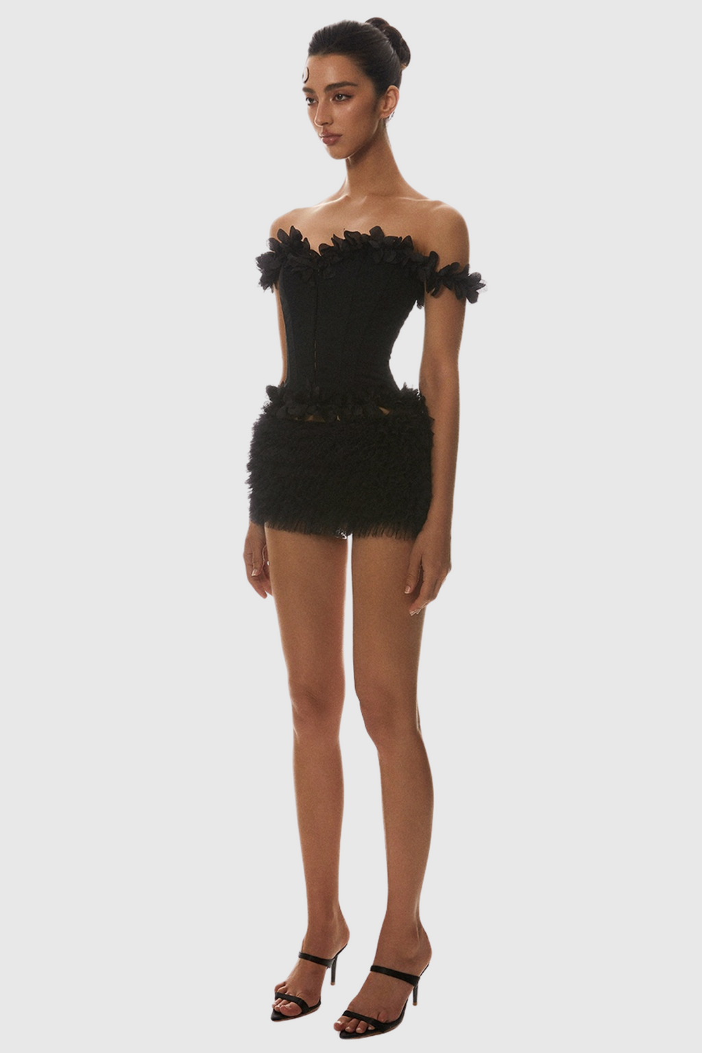 Mackie Off Shoulder Lace Up Corset Avalabel