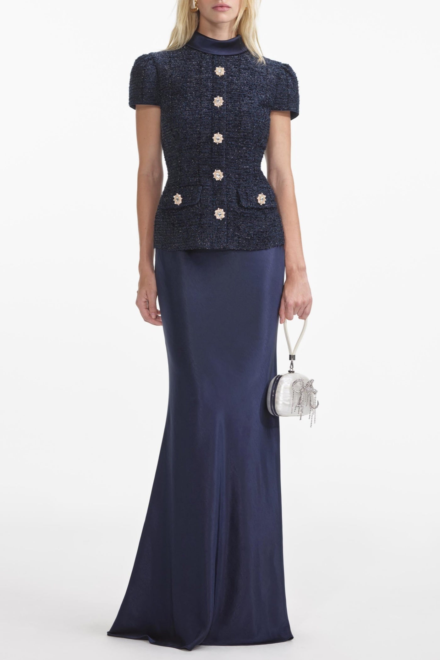 Munoz Metallic Tweed Two Piece Set Avalabel