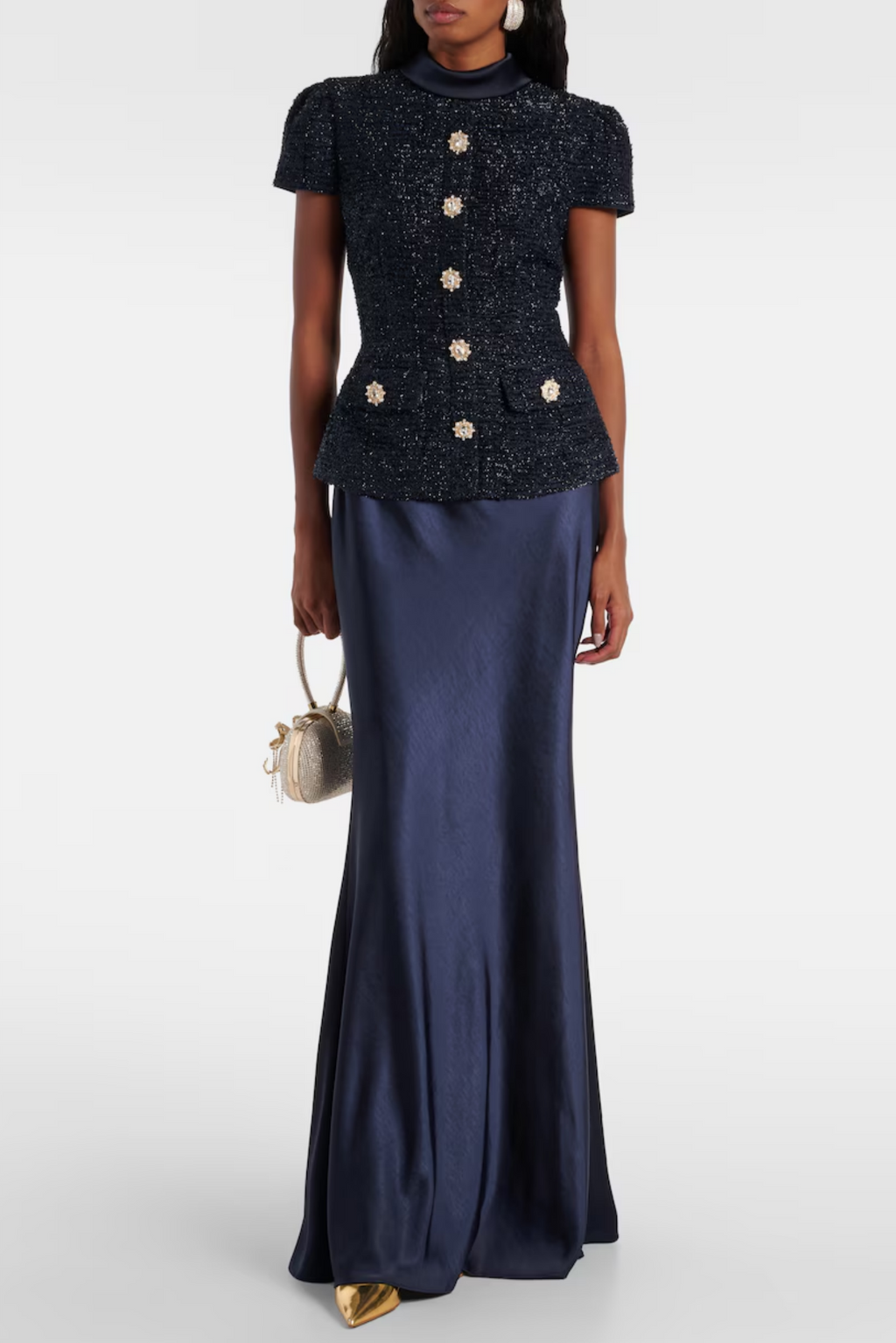 Munoz Metallic Tweed Two Piece Set Avalabel