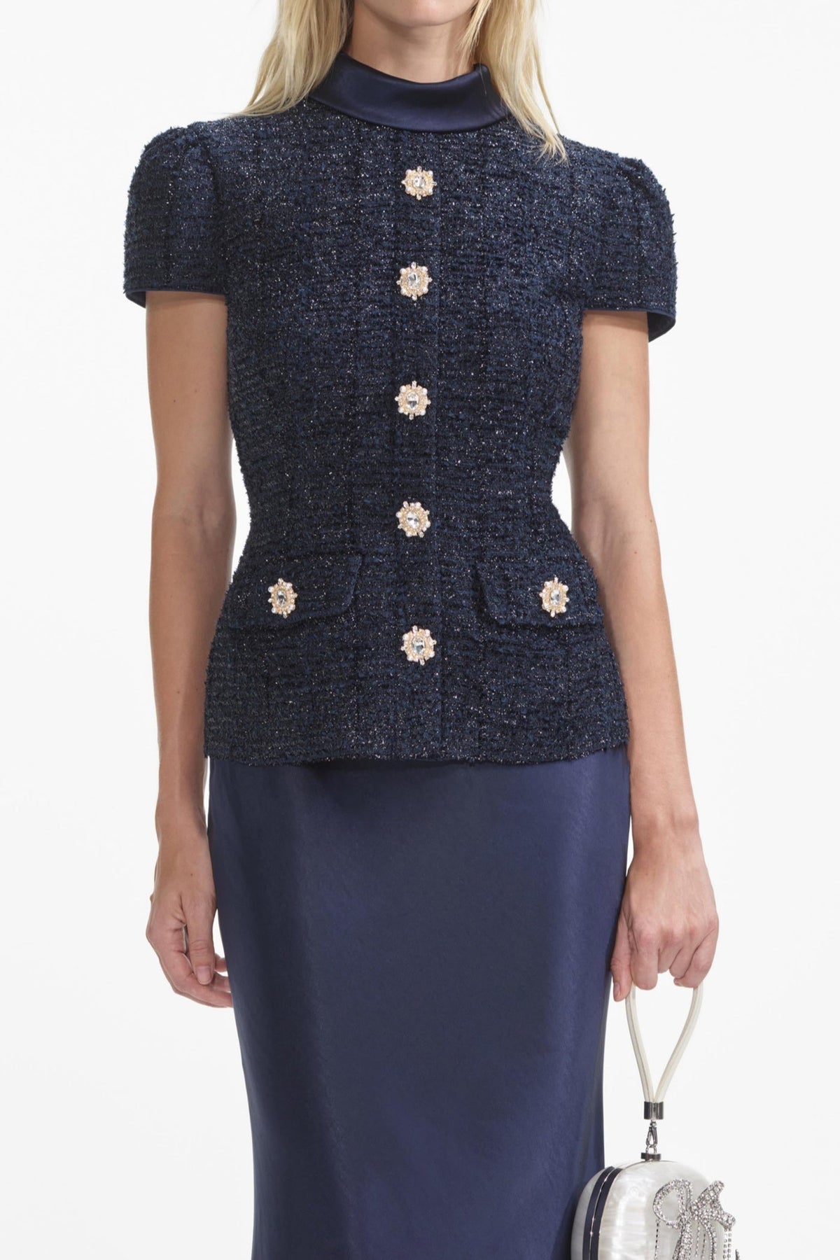 Munoz Metallic Tweed Two Piece Set Avalabel