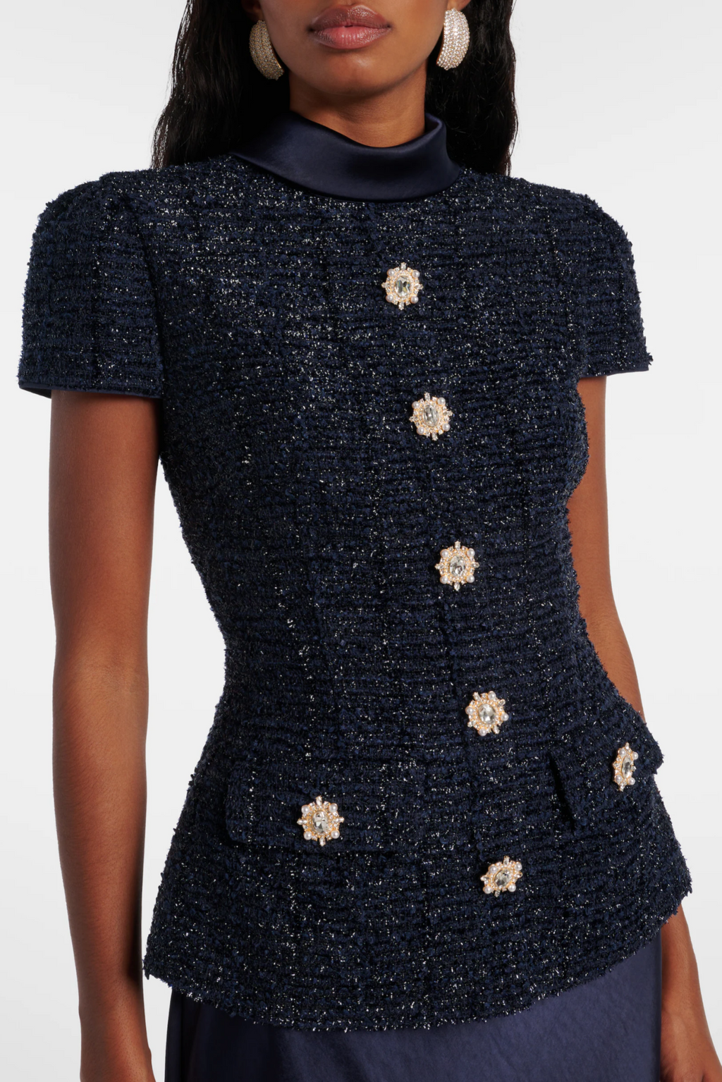 Munoz Metallic Tweed Two Piece Set Avalabel