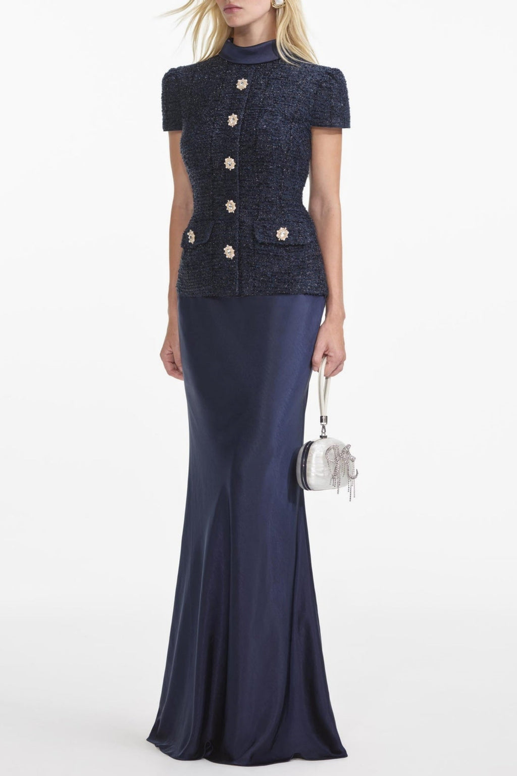 Munoz Metallic Tweed Two Piece Set Avalabel