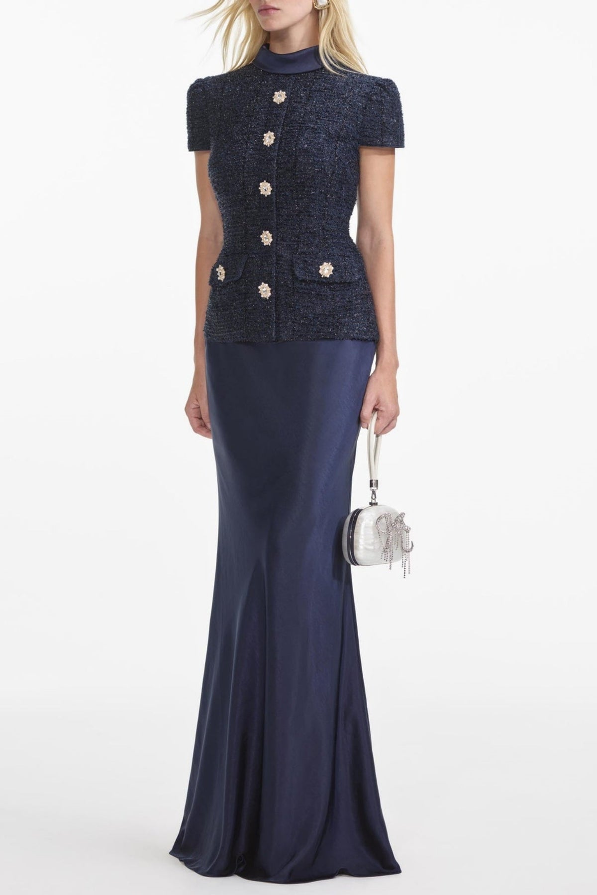 Munoz Metallic Tweed Two Piece Set Avalabel