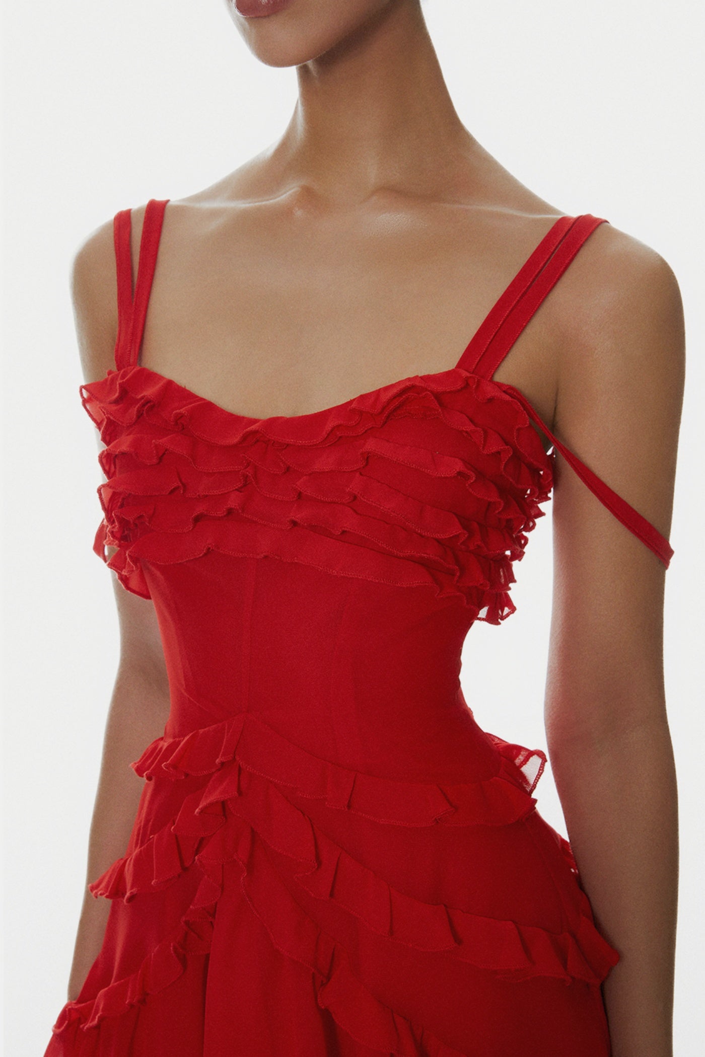 Nirva Off Shoulder Ruffle Mini Dress Avalabel