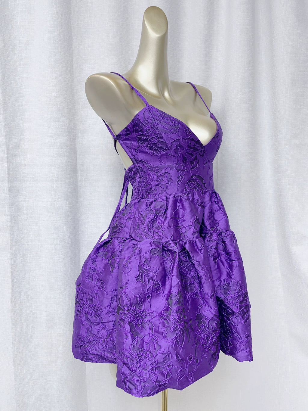 Jacquard dopamine slip mini dress Avalabel