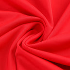 atalanta High Slit Hollowed-out Maxi Dress in red Avalabel