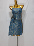 jacquard Waistband mini dress Avalabel