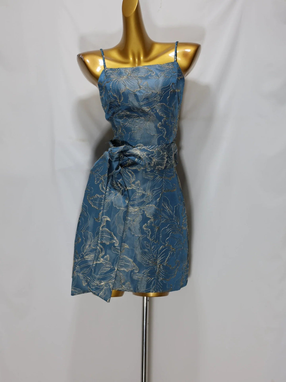 jacquard Waistband mini dress Avalabel