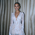 New Sexy and Hot Lace V-Neck Wrap Dress Avalabel