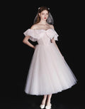 Sebastiane French-Style Ruffled One-Shoulder Midi Dress - White Avalabel