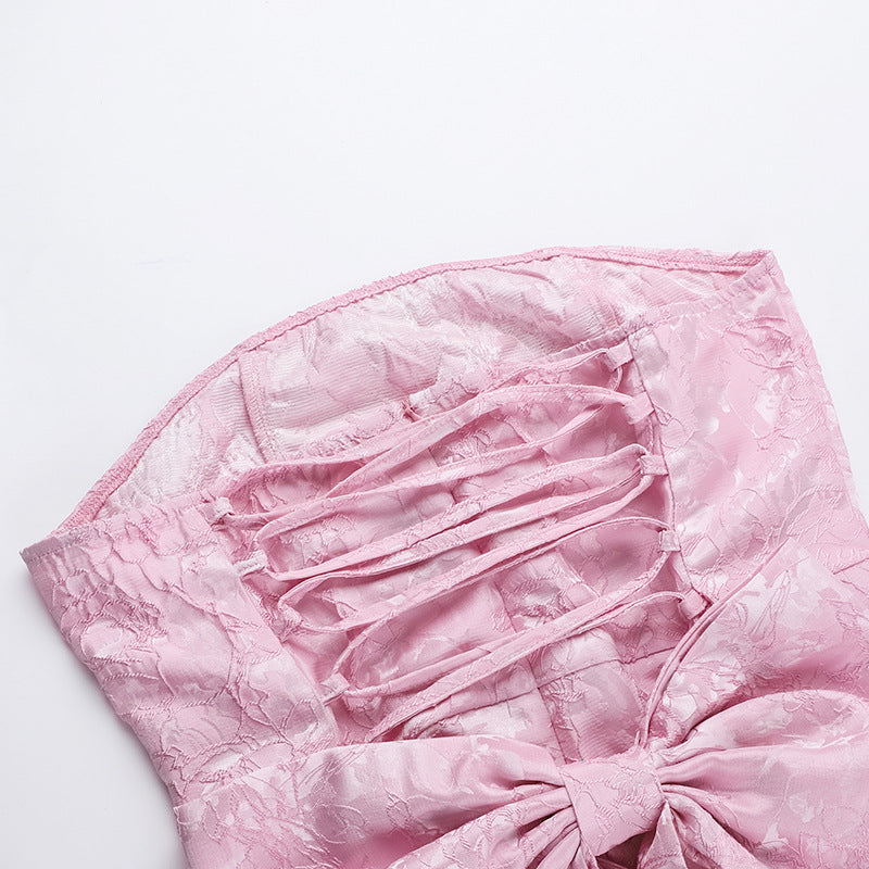 Salome Mini Dress - Blush Avalabel