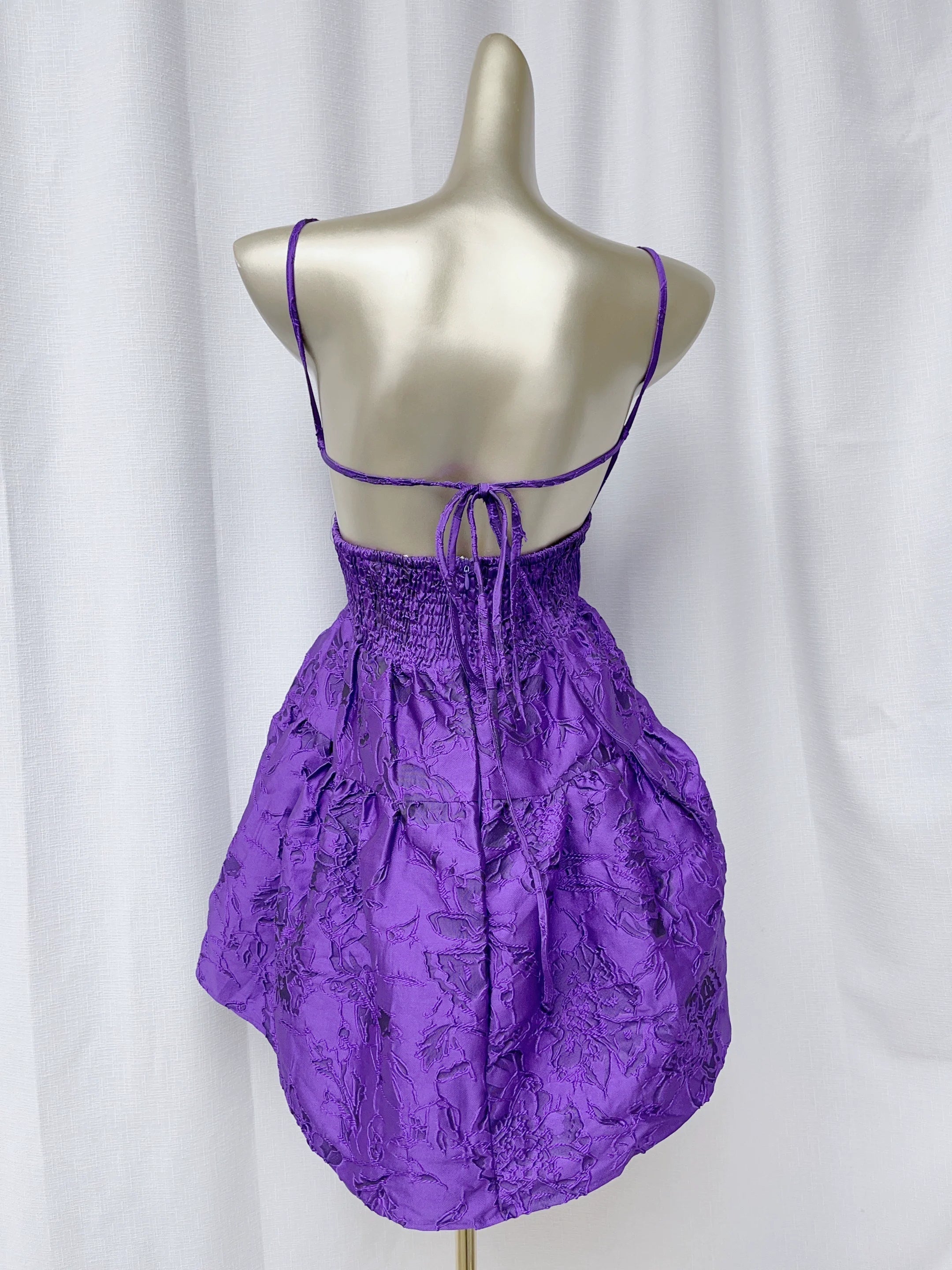 Jacquard dopamine slip mini dress Avalabel