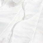 3D Floral Applique Sleeveless Midi Dress in White Avalabel