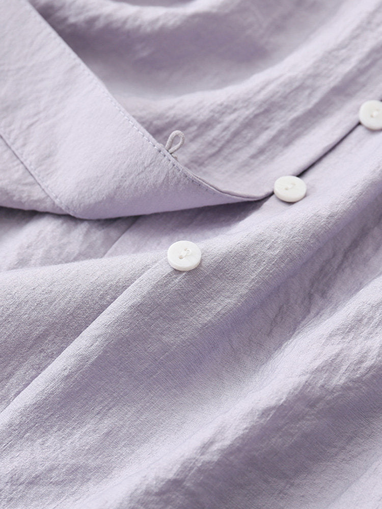 Gathered Drawstring Neck Dolman Batwing Short Sleeve Blouse poava