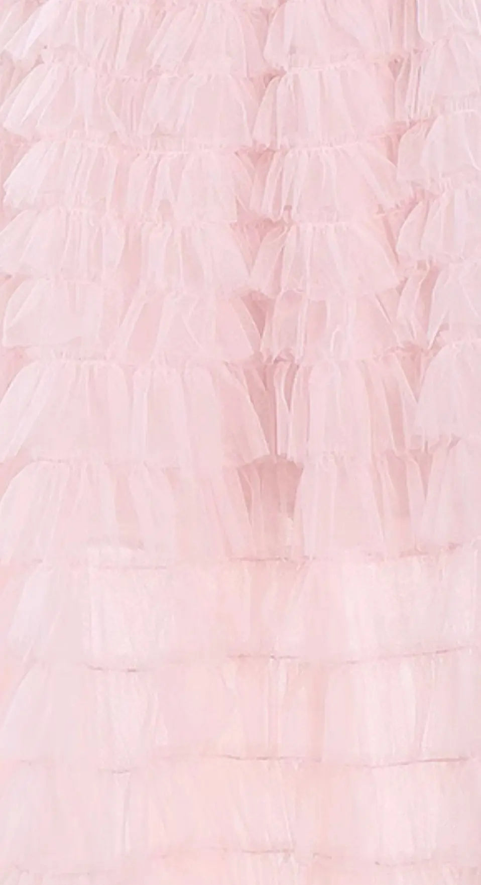 Pink Princess layer ruffle midi floral Embroidery strapless Dress Avalabel