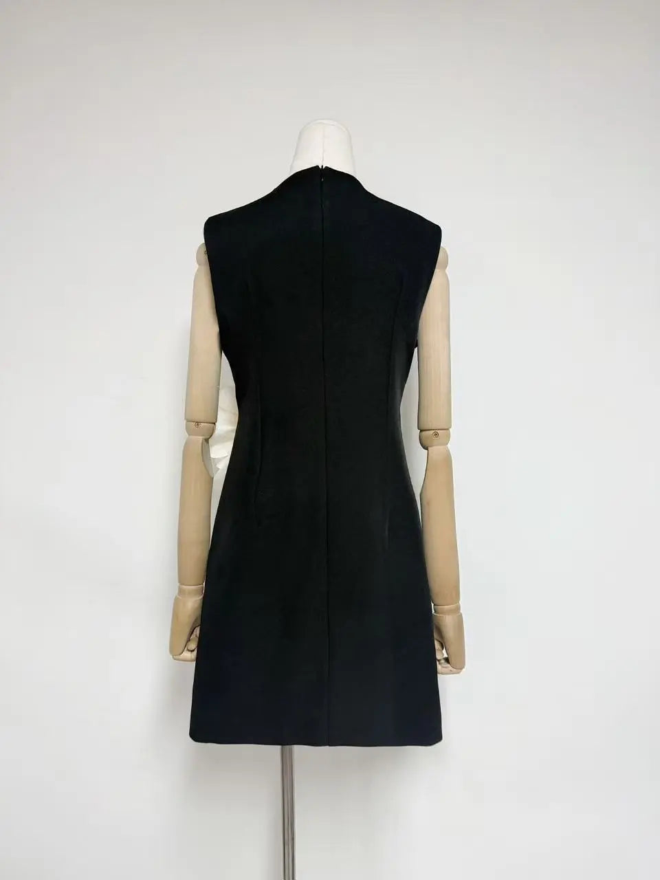 mandy 3d flower embellished Mini Dress in Black Avalabel