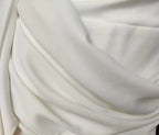 Off Shoulder Draped Wrap Mini Dress poava