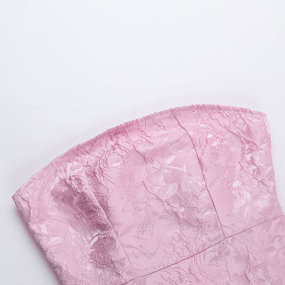 Salome Mini Dress - Blush