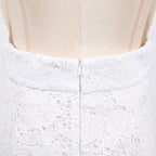 hazel white Deep V-neck halterneck layer ruffle trim maxi dress Avalabel