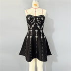 julie Strapless Diamond Bandage Mini Dress Avalabel