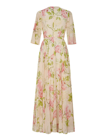 Floral Printed Midi Dress