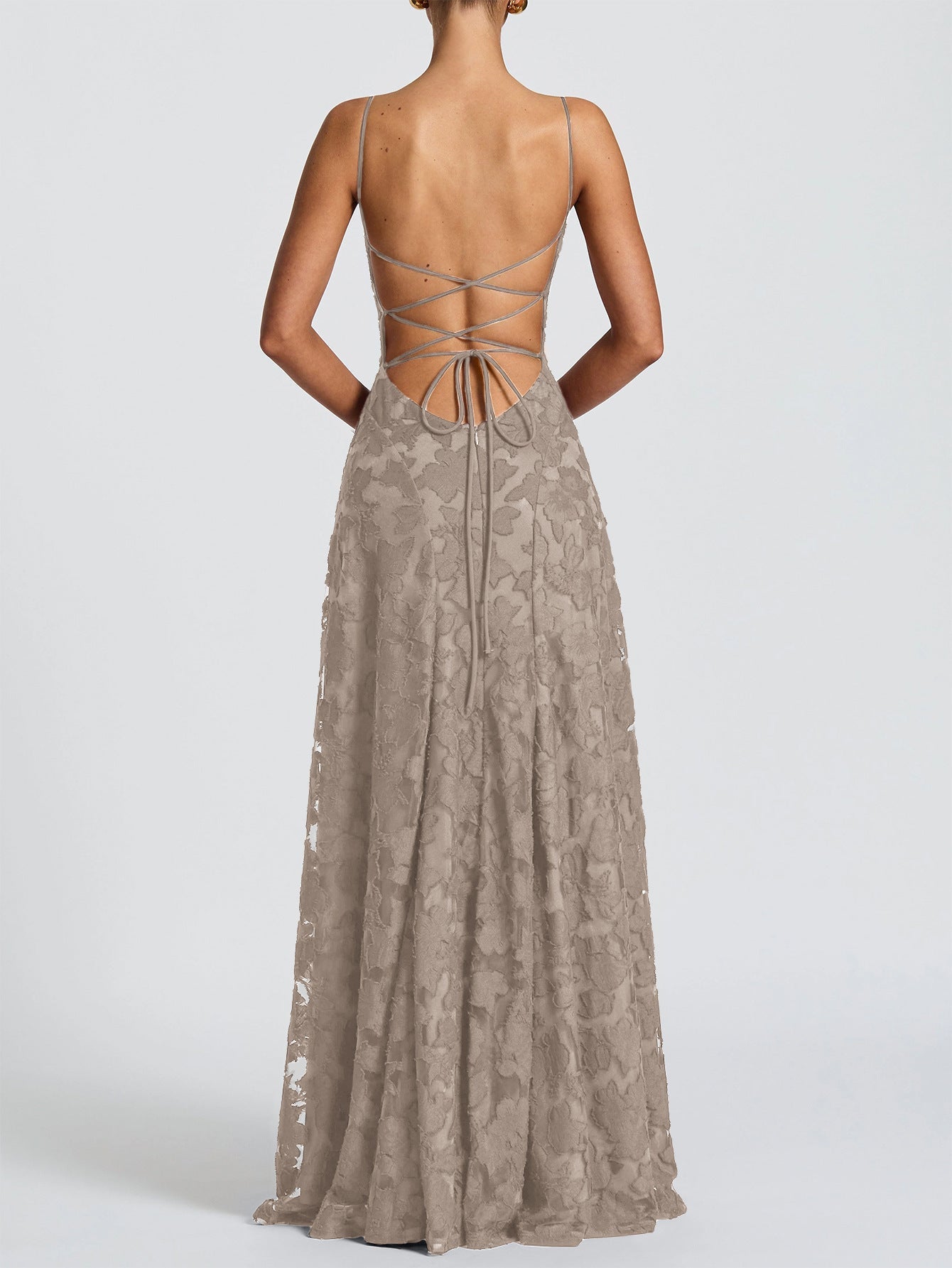 Francis Maxi Dress-Khaki Avalabel