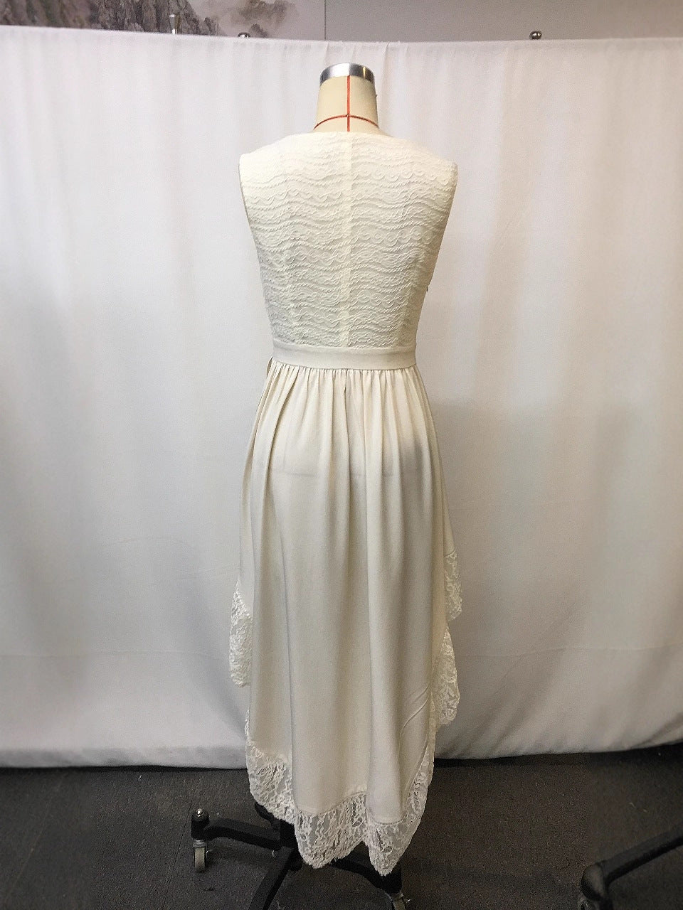 Cara Apricot Lace Cutout Dress Avalabel