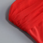 Asat Strapless Wrap Mini Dress - Red Avalabel