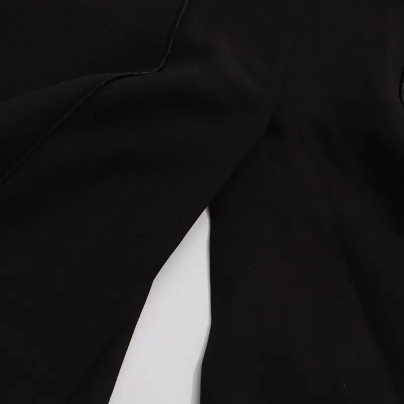 ashley Ruffle embellished Blazer in black Avalabel