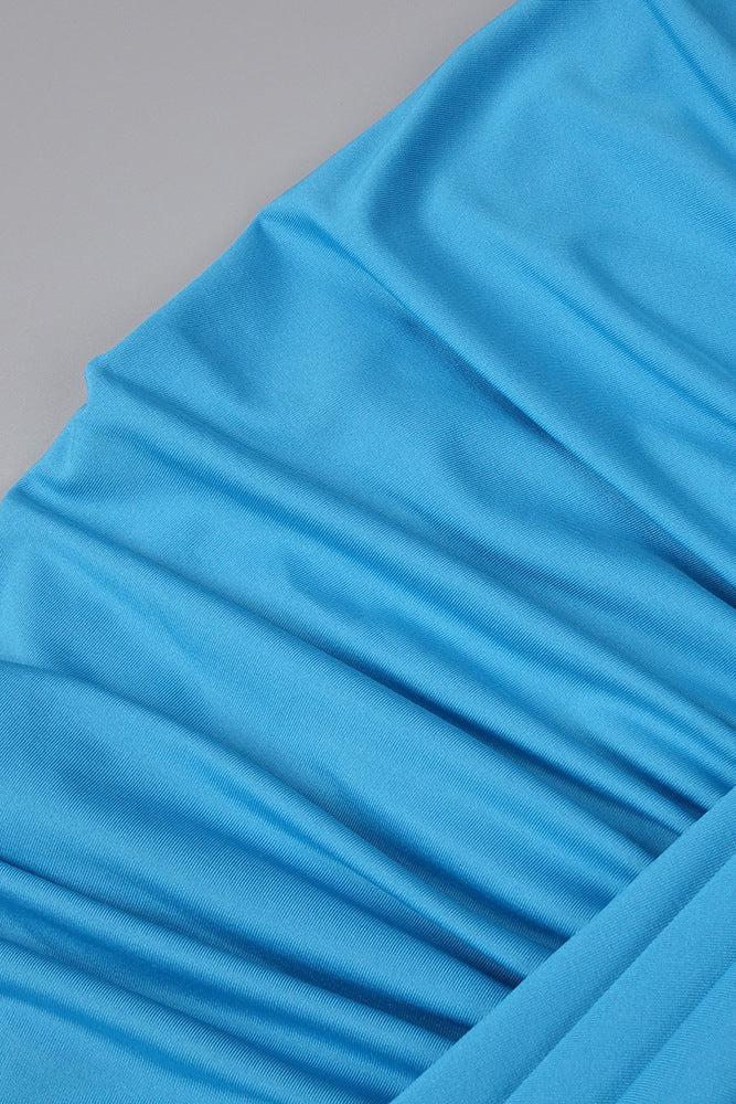 Lily Drape Disconnect Tank Maxi Dress in Blue Avalabel