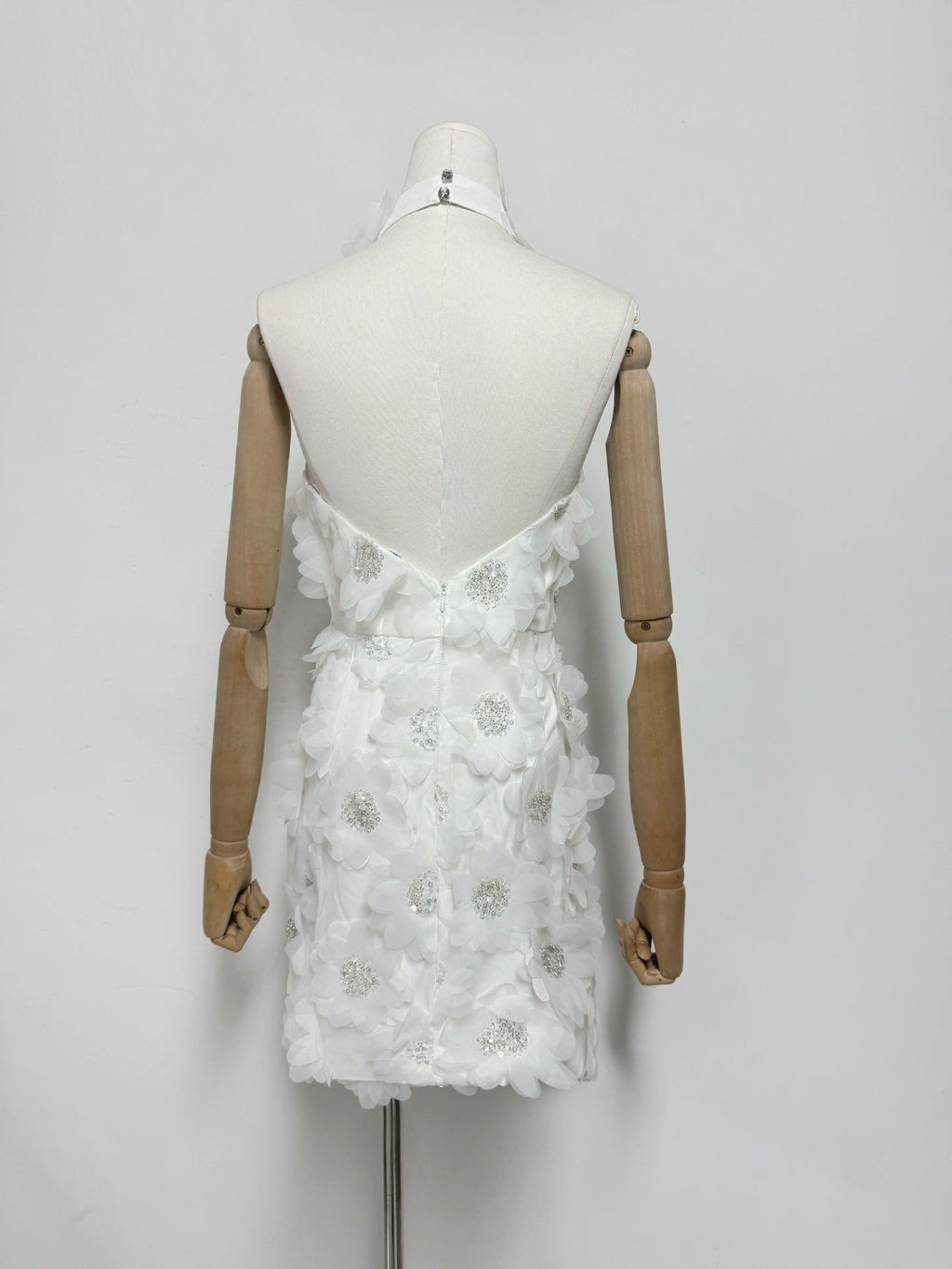 Cherry Blossom Mini Dress in White Avalabel