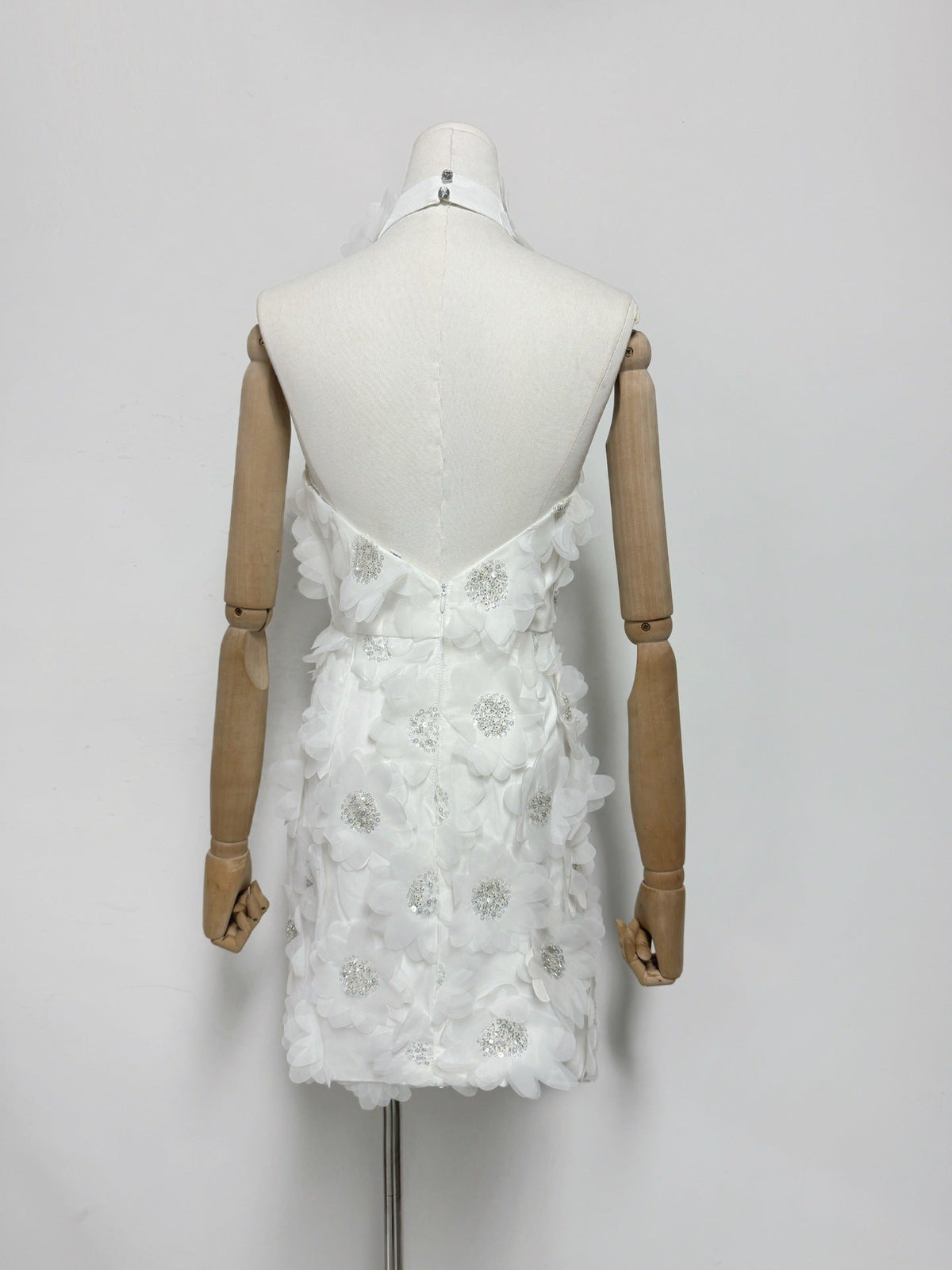 Cherry Blossom Mini Dress in White Avalabel