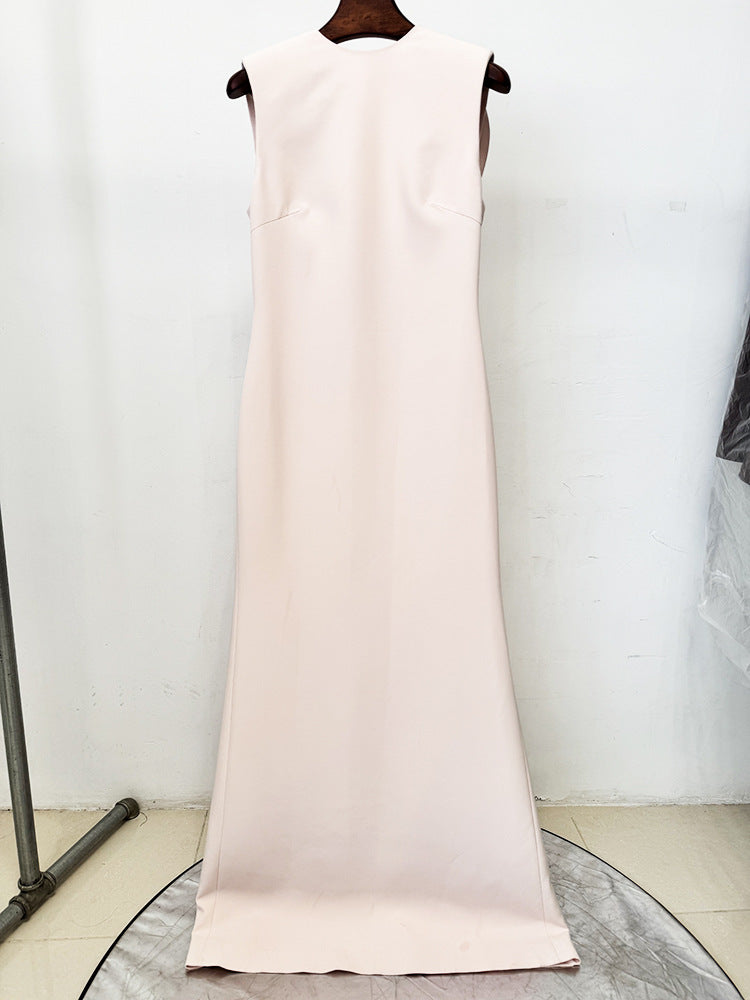 Evoleta Sleeveless Ruffle Maxi Dress Avalabel