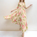 Floral Printed Midi Dress Avalabel