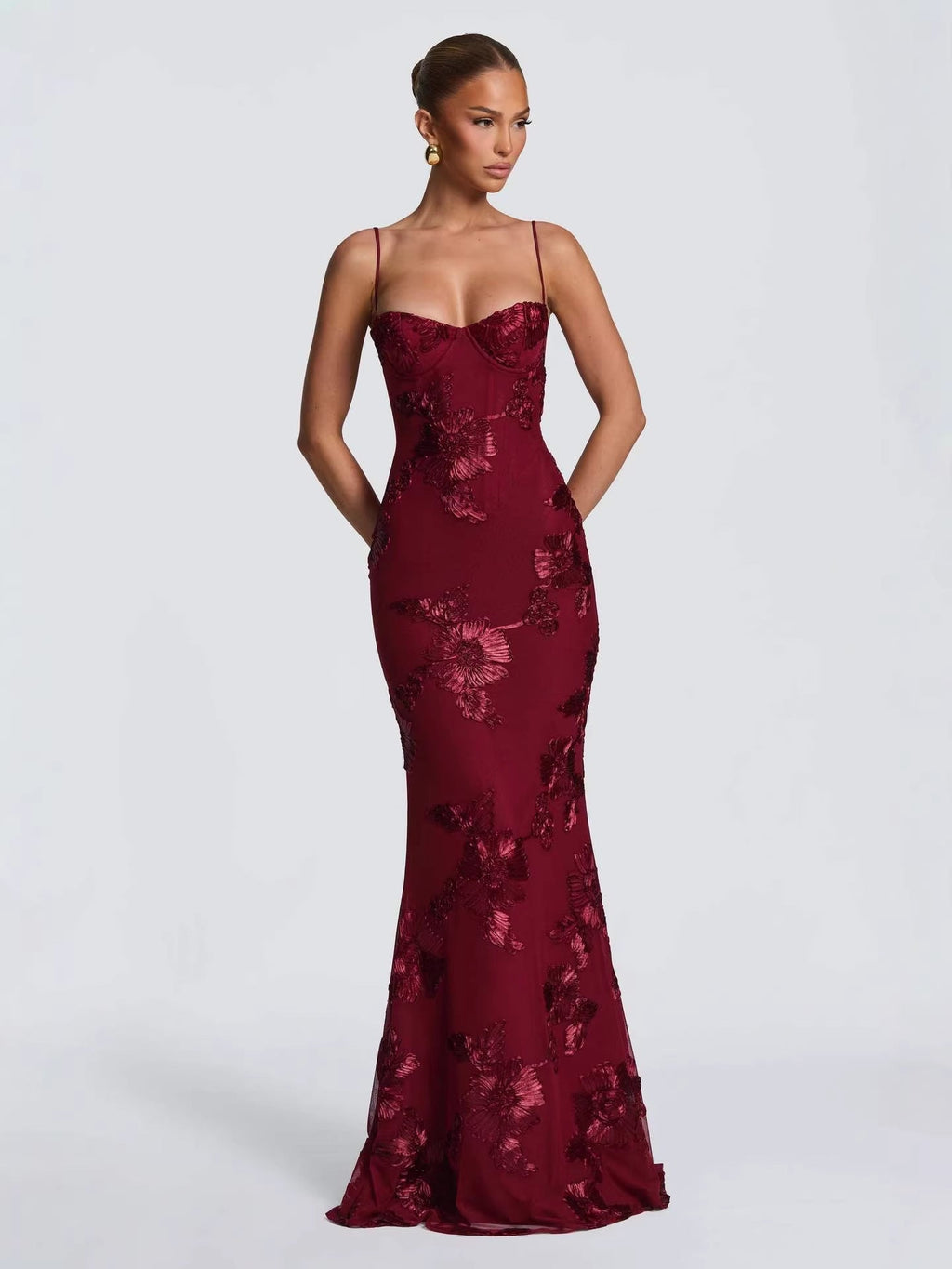 Nefertiti Maxi Dress -Brown Avalabel