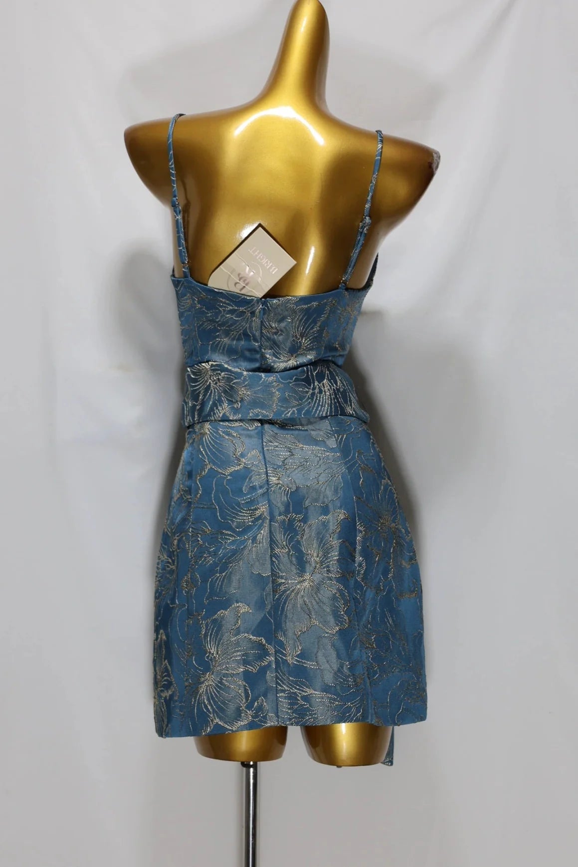 jacquard Waistband mini dress Avalabel