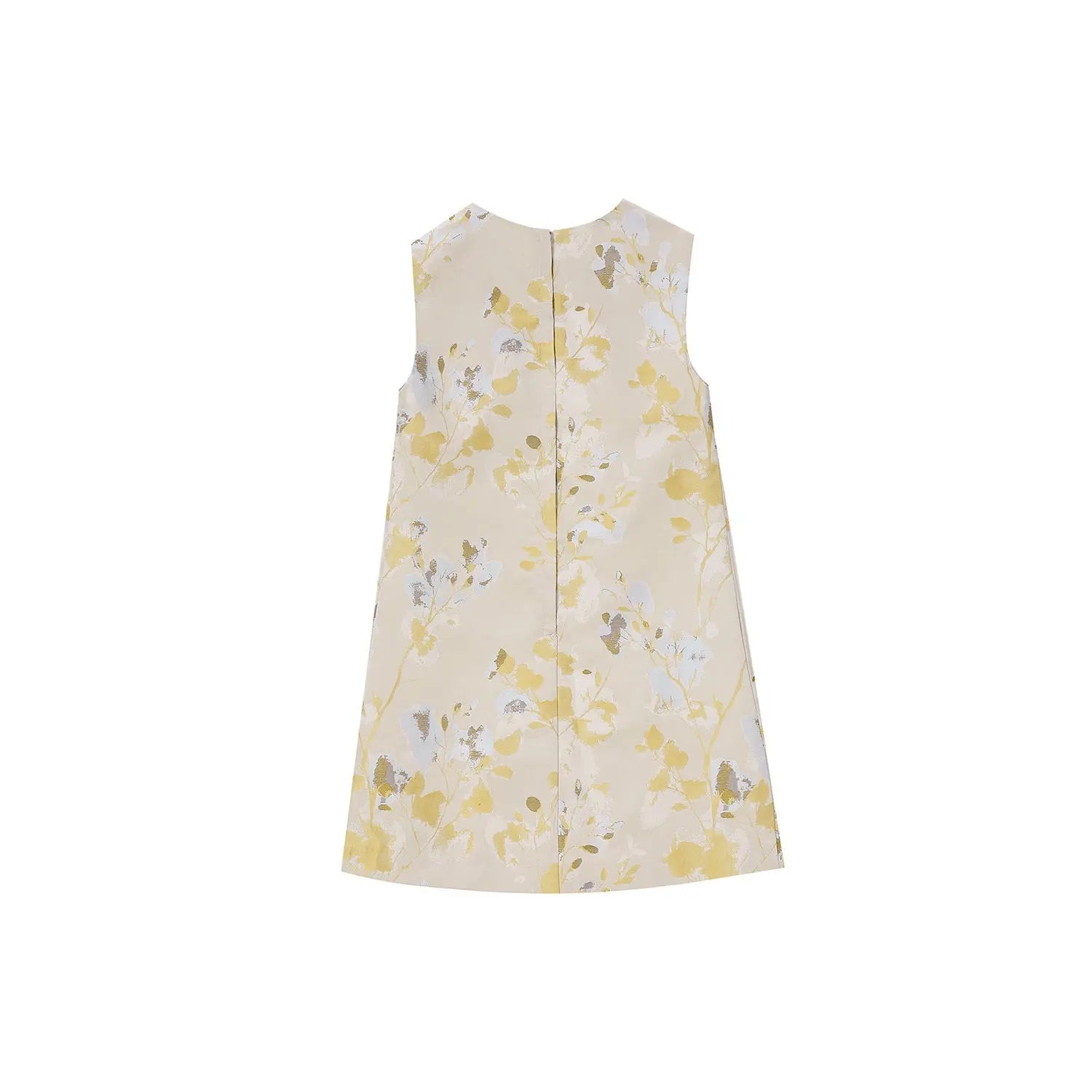 heloise multicolor floral embroidery sleeveless mini dress Avalabel